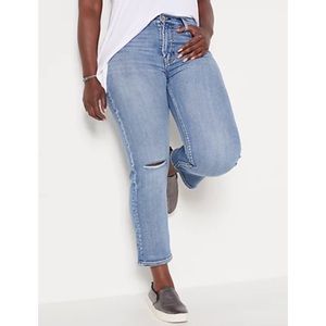 (NWOT) SERRA RETREAT • El Sol Light Wash Straight Leg Jeans